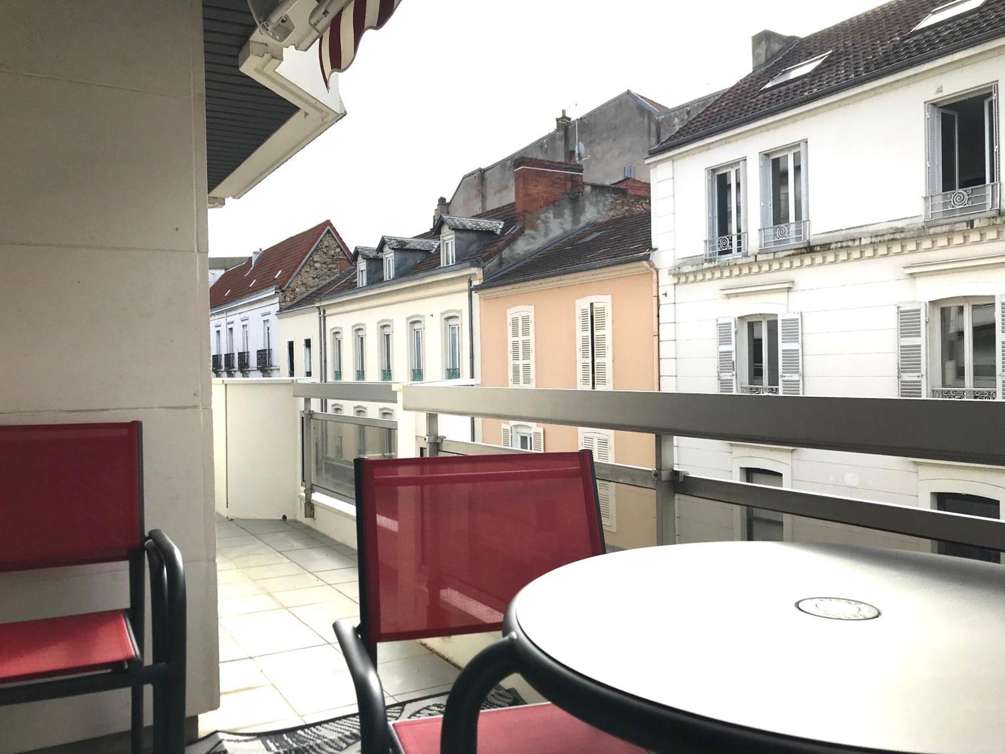 Ferienwohnung Le Sornin - Garage - Clim - Hypercentre - Terrasse Vichy Exterior foto